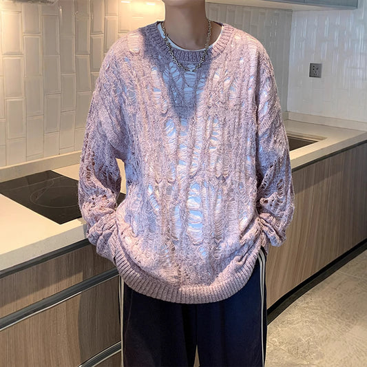 Hollow Loose Thin Sweater Sweatshirts