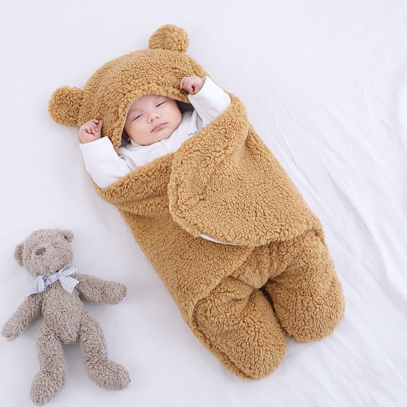 Sleeping Bag Envelope for Newborn Baby Blanket