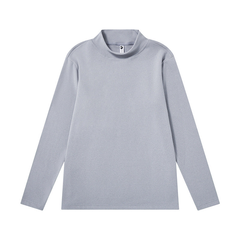 Pullover Stand Collar Boys Undershirt