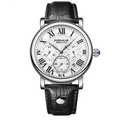 Multifunctional Fashion Quartz Watch thin Belt