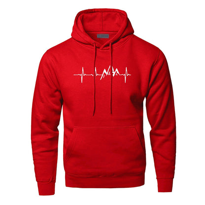 Beautiful Men's Polyester Fiber Compass Hoodie