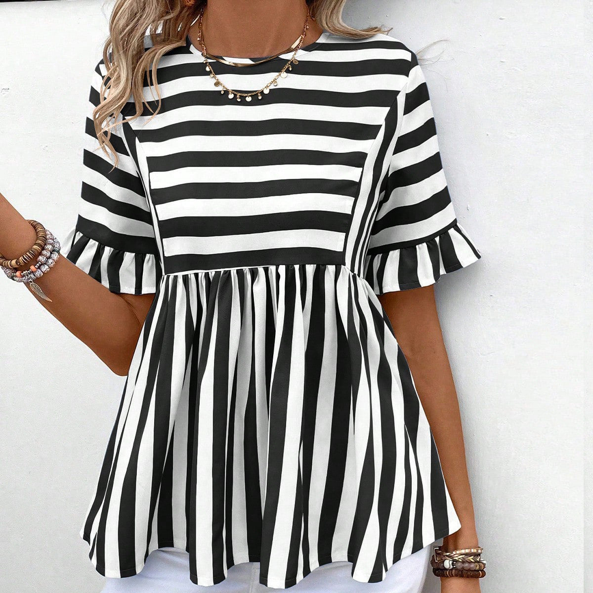 Sleeves Women's Top Shirt