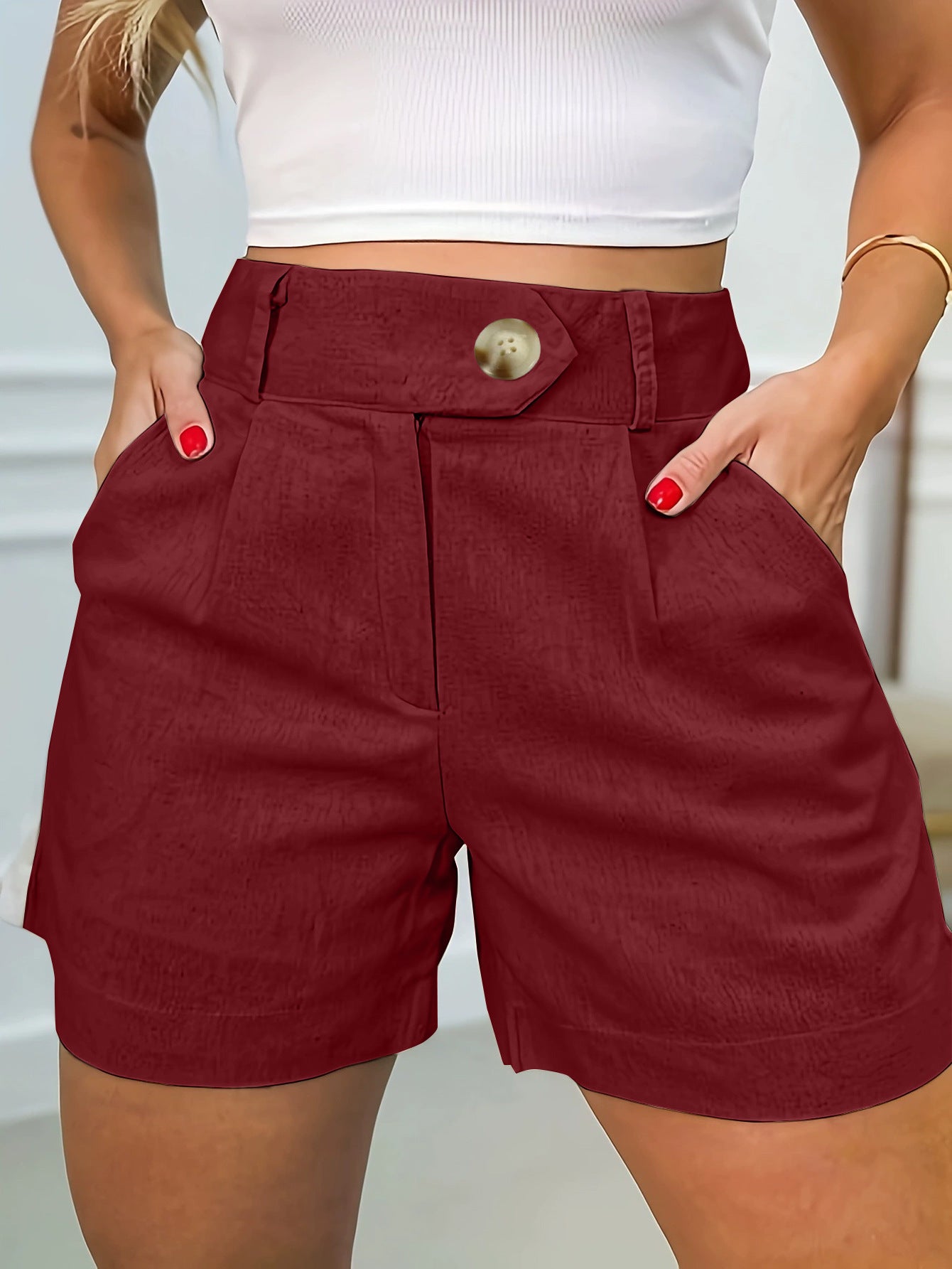 Women's Fashion Suit Shorts