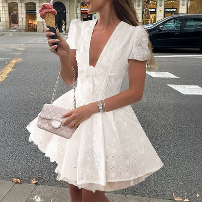 Hollow Elegant Women Dress