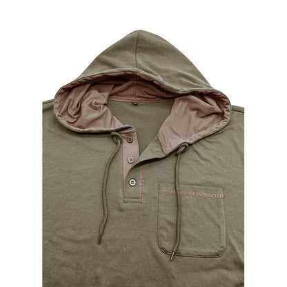 Men's Long-sleeved Hooded