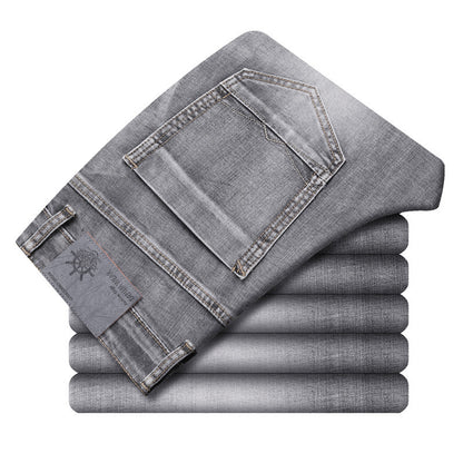 Fashion Men's Straight Stretch Jeans