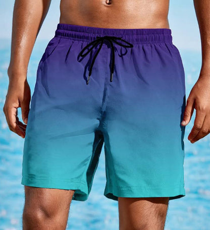 Men's Fashion Gradient Color Shorts