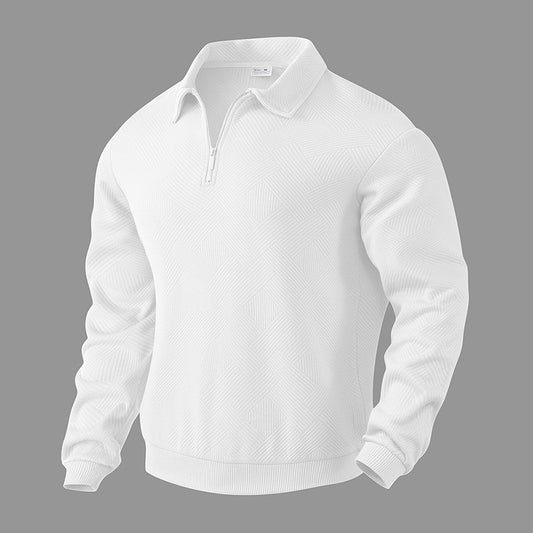 Lapel Zipper Men's Loose-fitting Sweatshirts