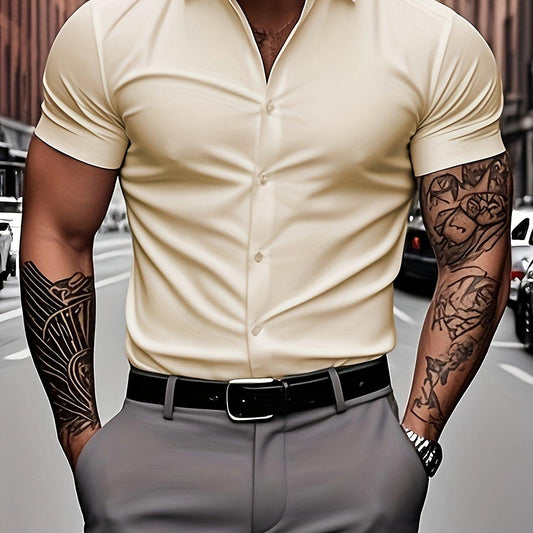 Men's Thin Short Sleeve Shirt