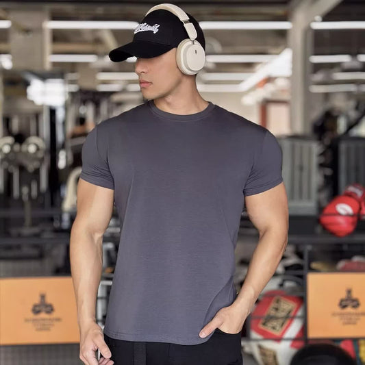 Nice Closed Short-sleeved T-shirt Men