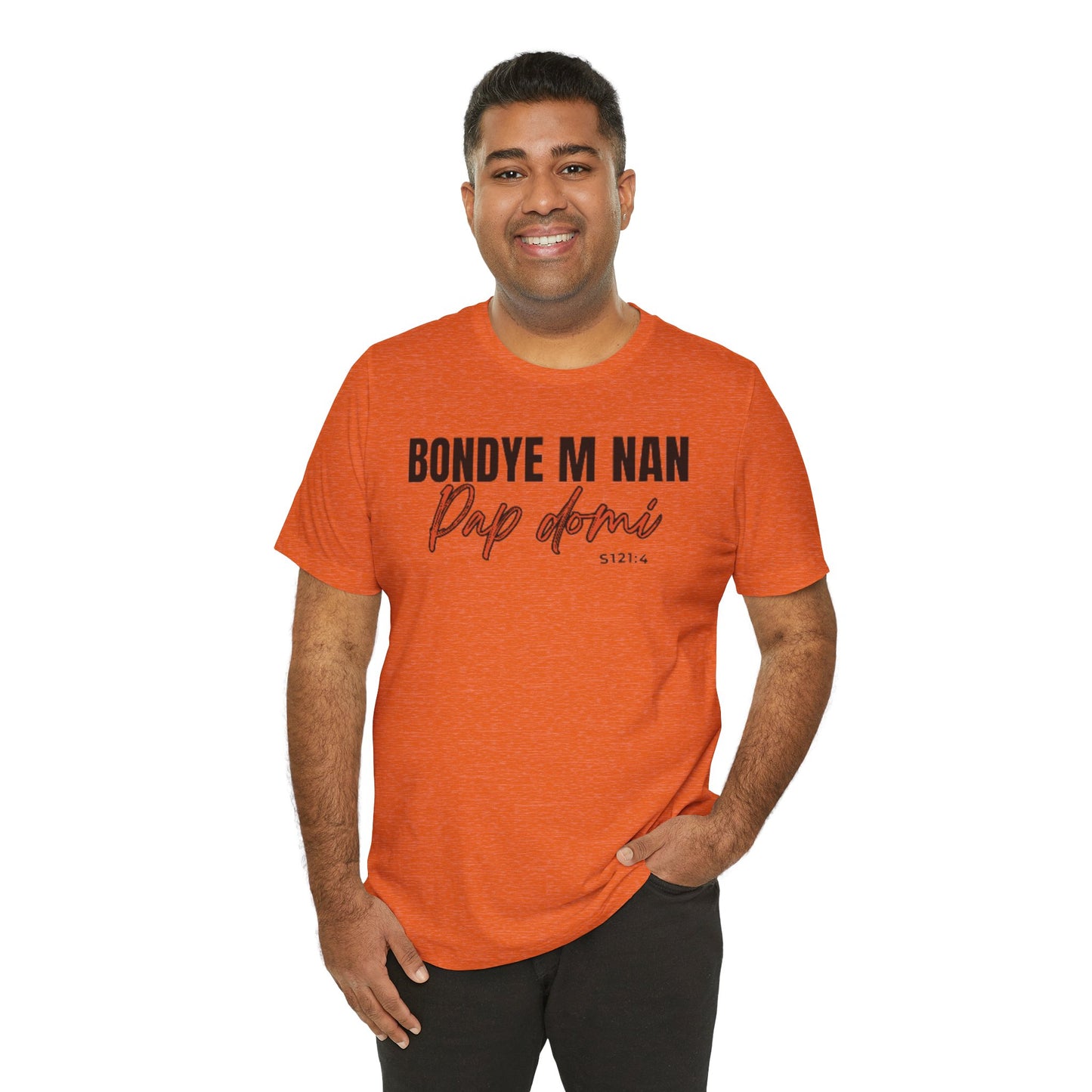 (Black Letters) Faith-Inspired| Bondye M Nan Pap Domi