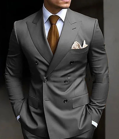 Men's Two-piece Suit Business Best Leisure