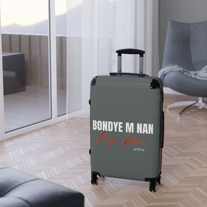 Travel Suitcase "Bondye m nan pap Domi"