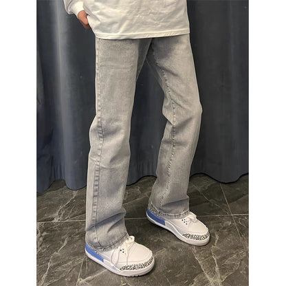 Male Straight-leg Denim Jeans