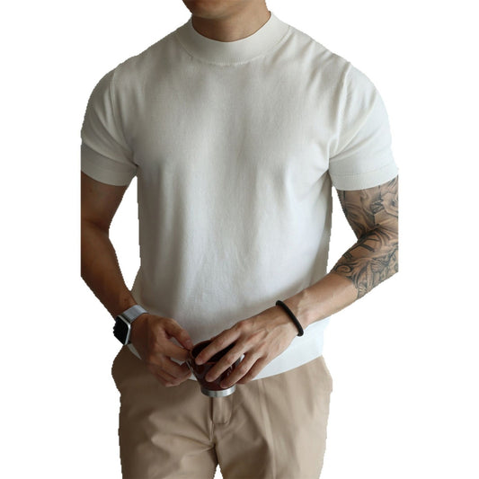 Knitwear Slim-fit Commute T-shirt