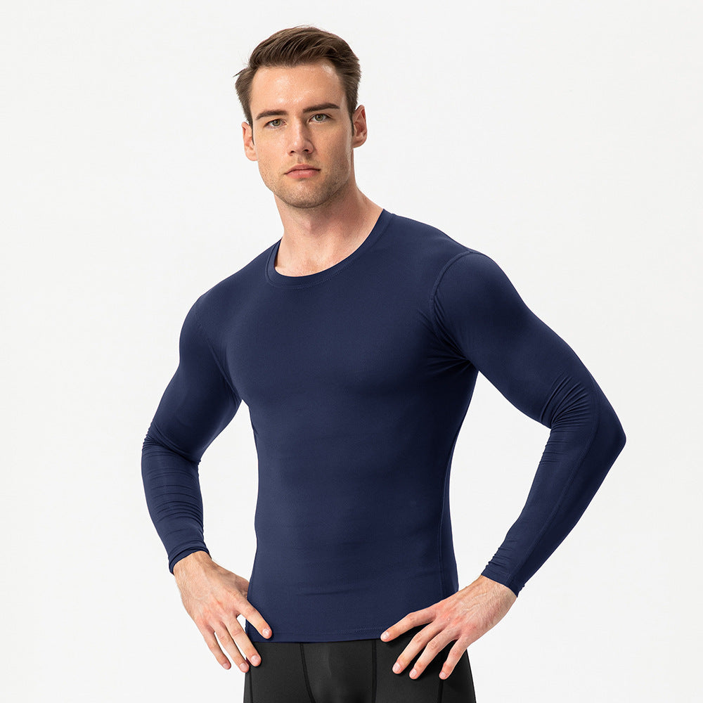Men's Tight Training Sports Long Sleeve T-shirt