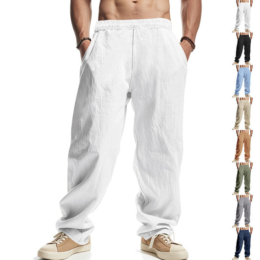 Linen Hip Hop Wide Legs Trousers
