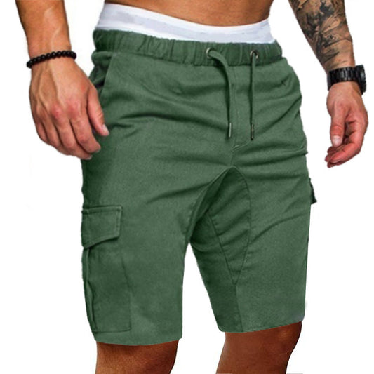 Men's tooling multi-pocket shorts