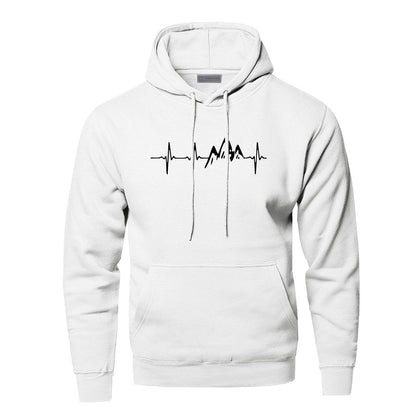 Beautiful Men's Polyester Fiber Compass Hoodie