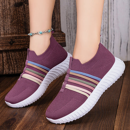 Women's Mesh Surface Plus Size Soft Bottom Pumps