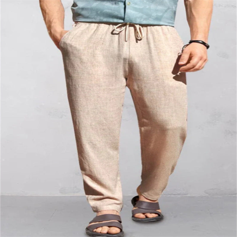 Men's Linen Breathable Outdoor Pants