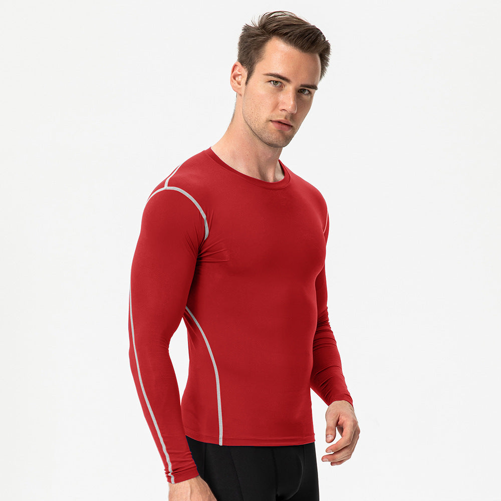 Men's Tight Training Sports Long Sleeve T-shirt