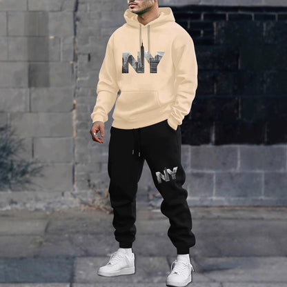 Men's Leisure Sports Sweater Sweatpants