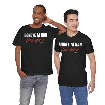 (Black Letters) Faith-Inspired| Bondye M Nan Pap Domi