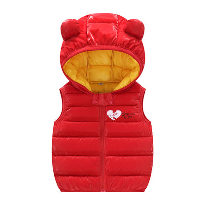 Boys Girls Sleeveless Waistcoat Outerwear Vests