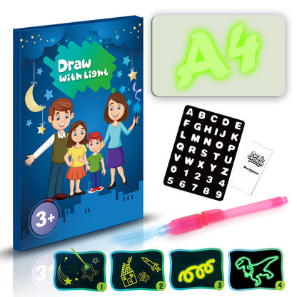 Educational Toy Drawing Pad 3D Magic Light Effects