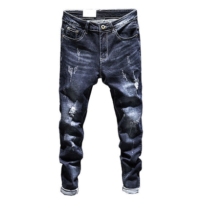 Slim-fitting Simple Men's Jeans