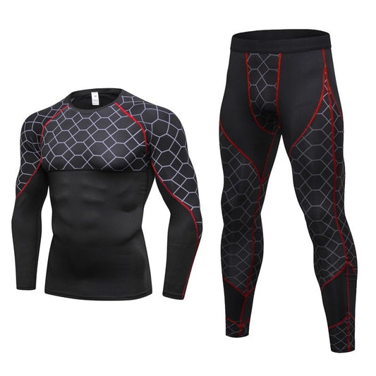 Men's Fitness workout Tights 2pcs Sets
