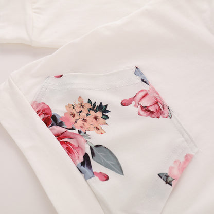 Children's hood flower suit