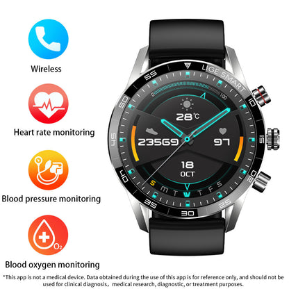 Smart Blood Pressure Heart Rate Bluetooth Watch