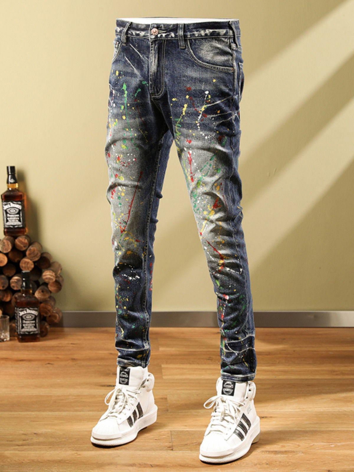 Fashion Jeans Men's Slim Fit Skinny