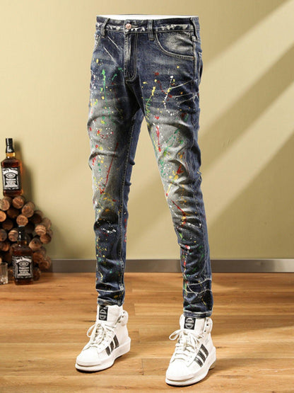 Fashion Jeans Men's Slim Fit Skinny