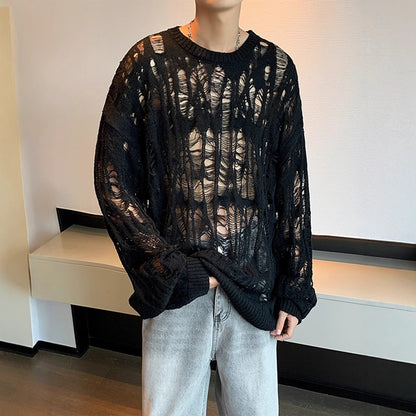 Hollow Loose Thin Sweater Sweatshirts