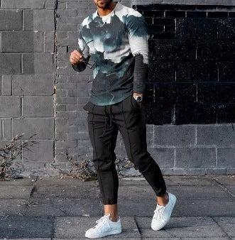 Men's Ethnic Style Long Sleeve Trousers