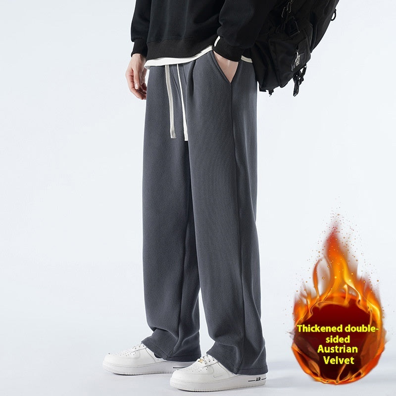 Double-sided Polar Fleece-lined Men's Pants