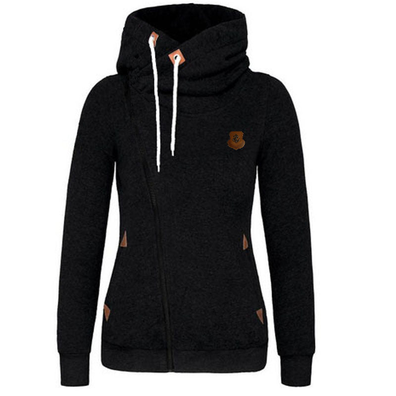 Ladie'sCardigan Side Zipper Hoodie