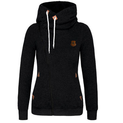 Ladie'sCardigan Side Zipper Hoodie