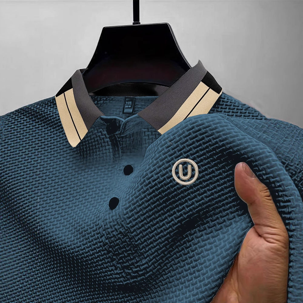 Men's High-end Mesh Ice Silk T-Shirt