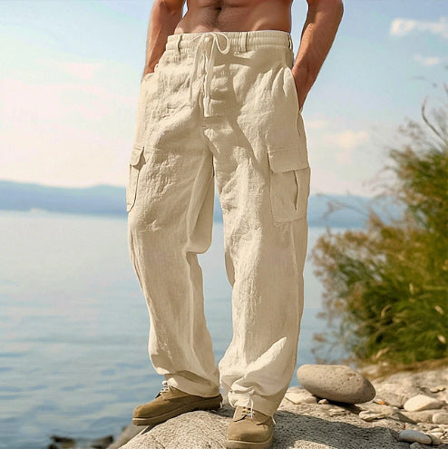 Men's Thin Loose Casual Wide-leg Pants
