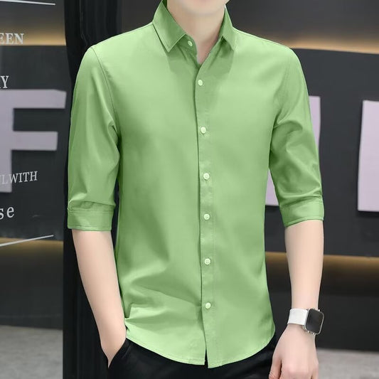 Slim-fit Half-sleeve Shirt