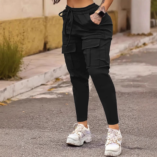 American Solid Pocket Ankle Banded Working Pants