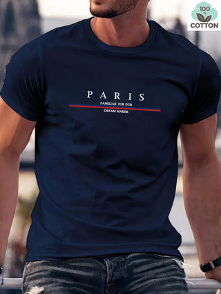 Men's Short-sleeved T-shirt Pure Cotton