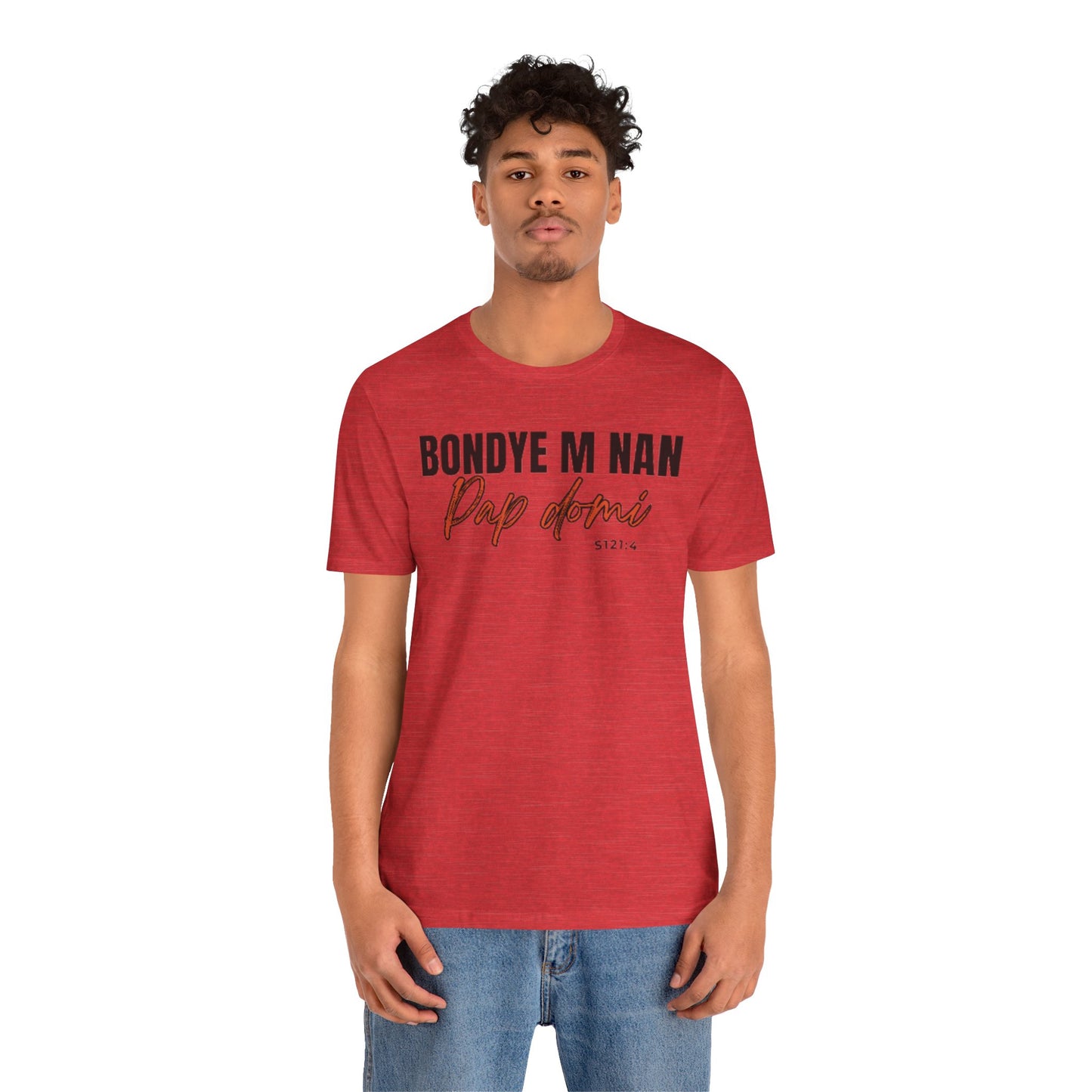 (Black Letters) Faith-Inspired| Bondye M Nan Pap Domi