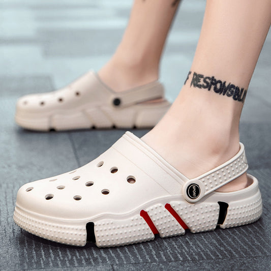 Men Sandals Hole Shoes Beach Slippers