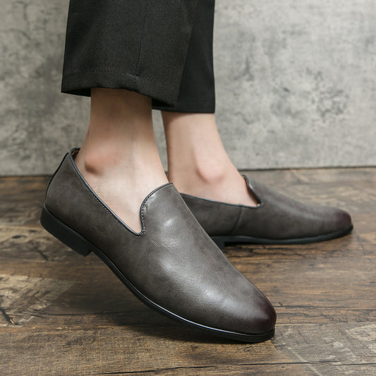 Leather Shoes Korean Fashion Doug Shoes