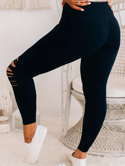 Plus Size Burnt Fitness Women's Pants